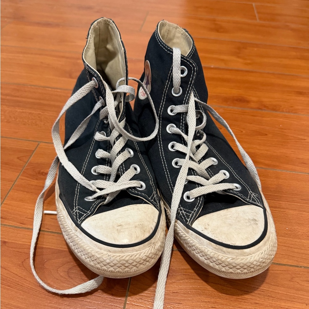 Converse Black and White High-Tops